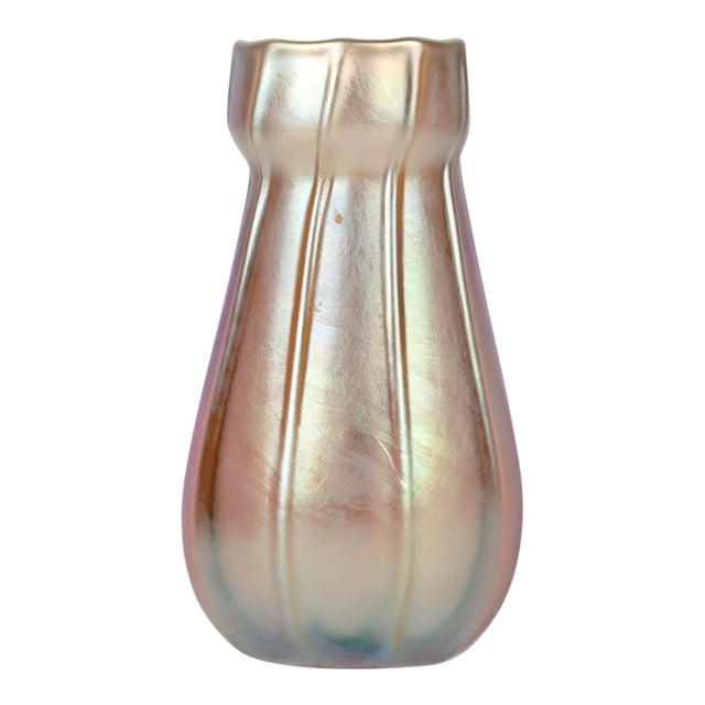 Tiffany Studios Favrile Glass Bud Vase Tiffany Studios, New York, Circa 1920 For Sale