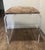 Late 20th Century Vintage Mid Century Modern Lucite Vanity Stool For Sale - Image 5 of 7