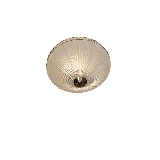 Vintage Finnish Flush Mount by Paavo Tynell, 1950s For Sale - Image 11 of 18