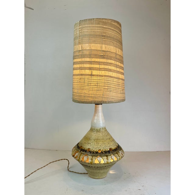 Ceramic Table Lamp by Georges Pelletier for Accolay, France, 1960s For Sale - Image 15 of 15
