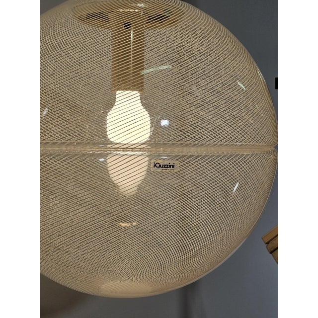 Guzzini Vintage Globe Pendant Light from Guzzini, 1970s For Sale - Image 4 of 9