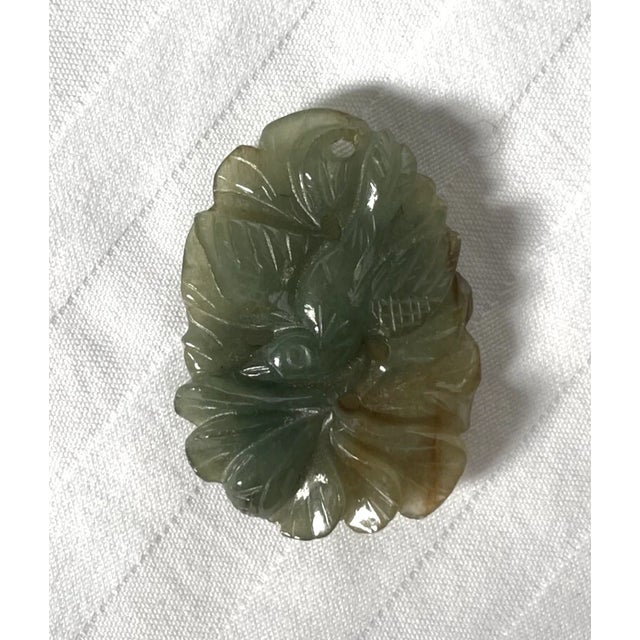 Asian Carved Jade Pendants Set of 5 For Sale - Image 3 of 13