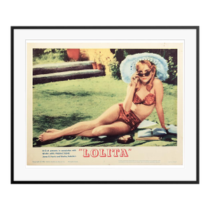 'Lolita' 1962 Original Vintage Lobby Card Framed in Black