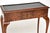 Antique Leather Top Console Table in Burr Walnut, 1890 For Sale - Image 10 of 12