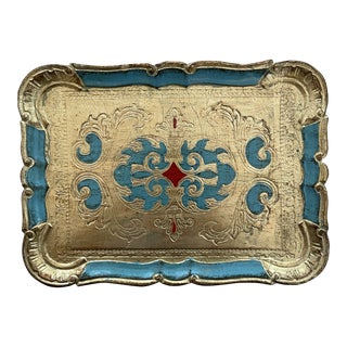 Italian Florentine Tray For Sale