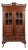 Dutch Colonial Early 20th Century Indonesian Display Cabinet with Carved Motifs For Sale