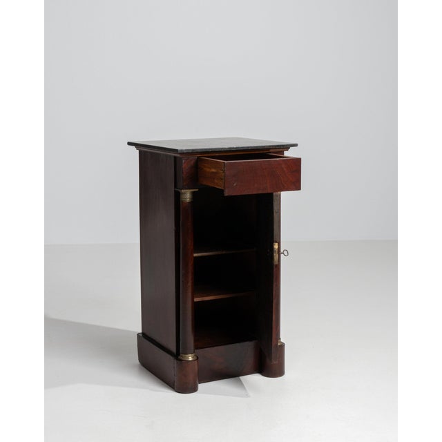 Traditional 1820-1829 France Rich Mahogany Mahogany Pedestal Cabinet For Sale - Image 3 of 11
