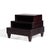 Traditional Barbara Barry for Baker Modern Regency Dark Mahogany Three-Tier Side Table For Sale - Image 3 of 8