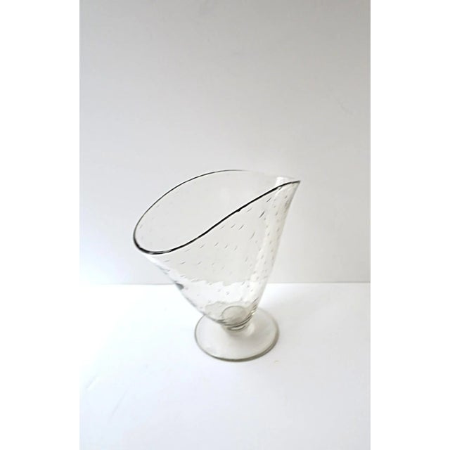Controlled Bubble Art Glass Vase For Sale In New York - Image 6 of 10