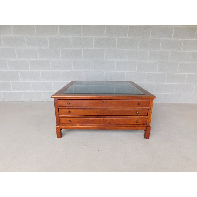 Lexington Bob Timberlake Showcase Cherry Cocktail Coffee Table 40" X 40" For Sale - Image 12 of 18