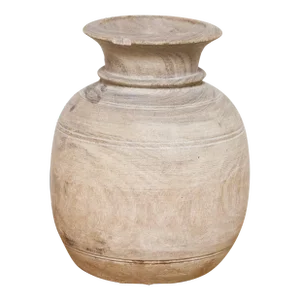 Primitive Bleached Water Pot-Kaman