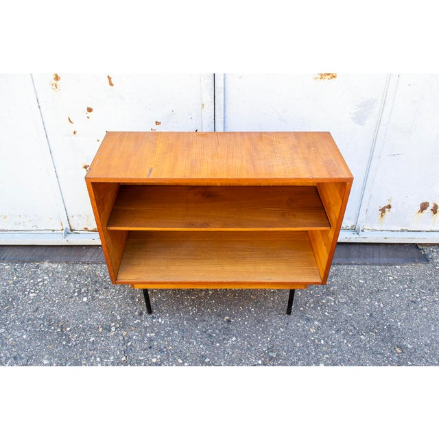 Mid-Century Modern Sideboard in Wood and Iron by Leonardo Fiori for Isa Bergamo, Italy, 1950s For Sale - Image 3 of 6