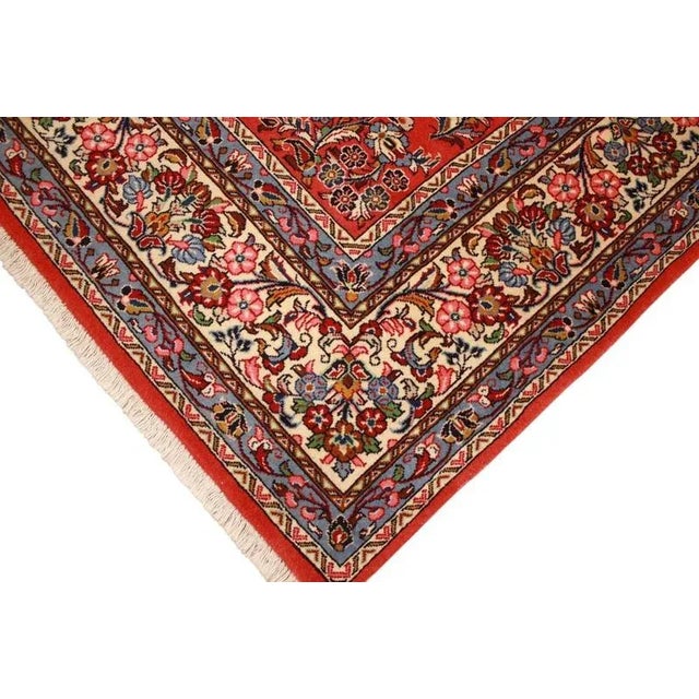 Middle Eastern Hand-Knotted Sarough Rug For Sale - Image 5 of 11
