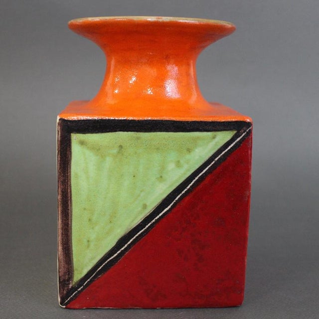 Vintage Italian Sculptural Vase by Bruno Gambone, 1970s For Sale - Image 6 of 18
