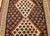 Vintage Persian Senneh Kilim, Flat-Woven Wool Rug, Paisley Pattern, Ivory & Black, 3x6 For Sale - Image 9 of 15