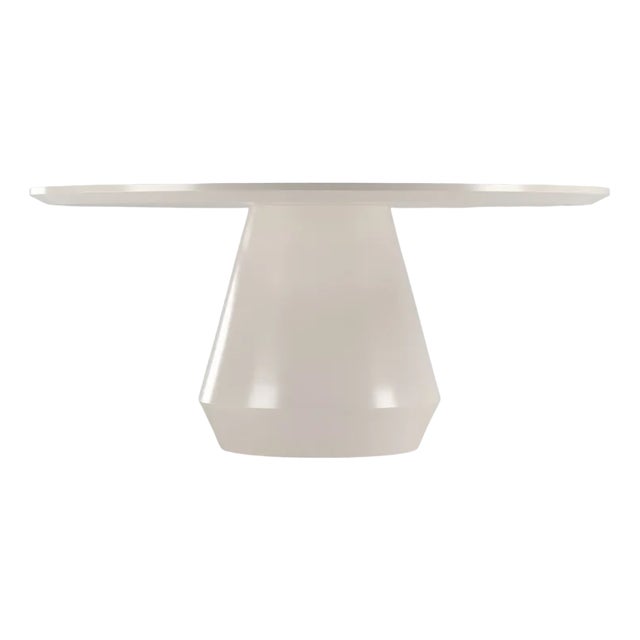 Modern Charlotte Dining Table in Lacquer in White by Collector For Sale