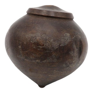 Vintage Spinning Wooden Top For Sale