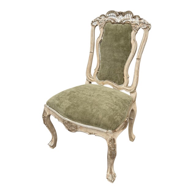 Rococo 18th C Style Rococo Giltwood Side Chair by Randy Esada Designs For Sale - Image 3 of 8