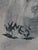 Black Mid-Century Modern Monochromatic Figurative Watercolor of Reclining Nudes For Sale - Image 8 of 10