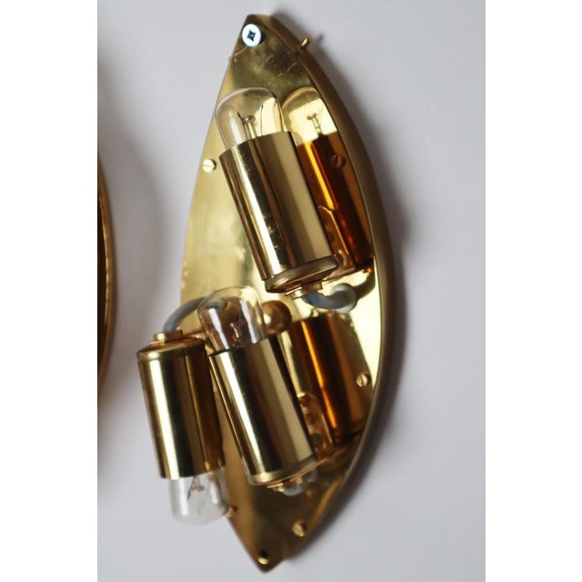 Golden Jewel Water Snail Wall Lights, 1960s, Set of 2 For Sale - Image 18 of 18