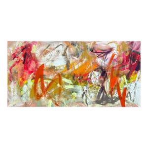 Mirtha Moreno Oil on Canvas Painting “AbEx Horizontal Series 03” 2025