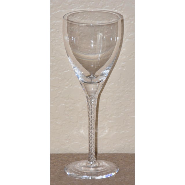 Stuart Crystal Iona Air Twist Stem Large Wine Glass Chairish