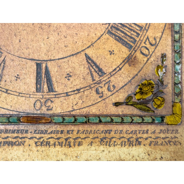 Roger Capron Vallauris “Cercle Du Soleil” Ceramic Wall Clock, 1970s For Sale - Image 6 of 12