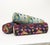 Schumacher Jennie Velvet Bolster Pillow in Blue & Red For Sale In New York - Image 6 of 9