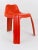 Plastic French Orange Fiberglass Chair by Patrick Gingembre for Paulus, 1970s For Sale - Image 7 of 11