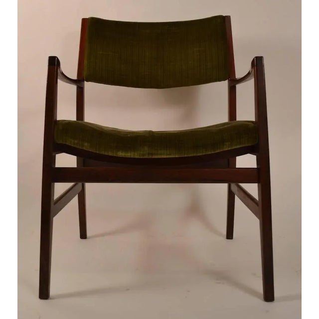 Set of Four Rosewood Armchairs For Sale In New York - Image 6 of 10