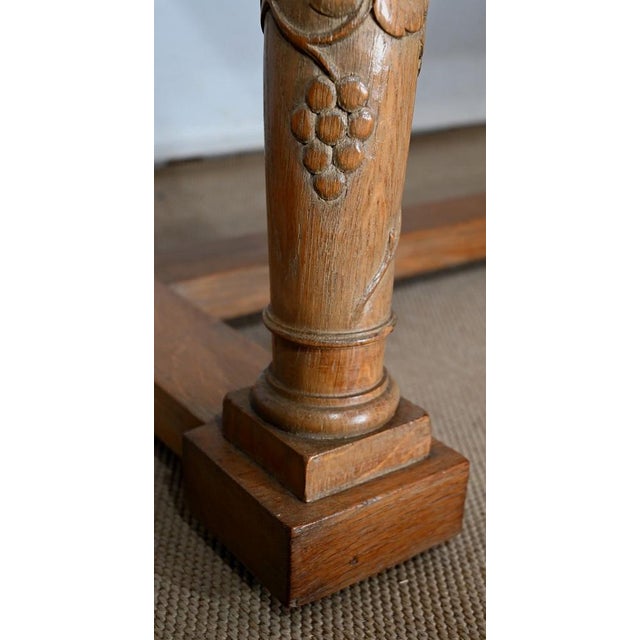 Empire Style Desk in Oak, 1950s For Sale - Image 13 of 18