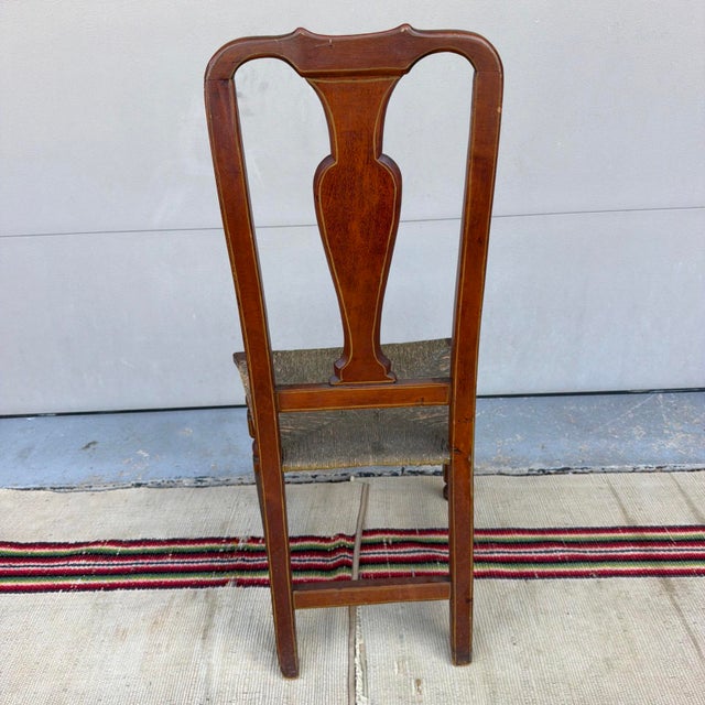 A Very Fine Antique Queen Anne Splat-Back Side Chair, Boston, Circa 1750 For Sale - Image 13 of 18
