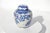 Blue Late 20th Century Blue and White Asian Ginger Jar With Lid- Two Pieces For Sale - Image 8 of 11