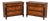 Century French Empire Style Mahogany Chests, Pair For Sale