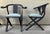 James Mont James Mont Michael Baker Style Klismos Heavy Aluminum Patio Lounge Dining Chairs For Sale - Image 4 of 10