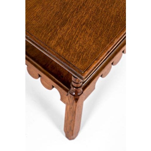 Side Table in Oak For Sale - Image 11 of 13