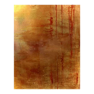 Contemporary Abstract Oil on Paper Painting "Rebuilding Goya 24" by Yari Ostovany