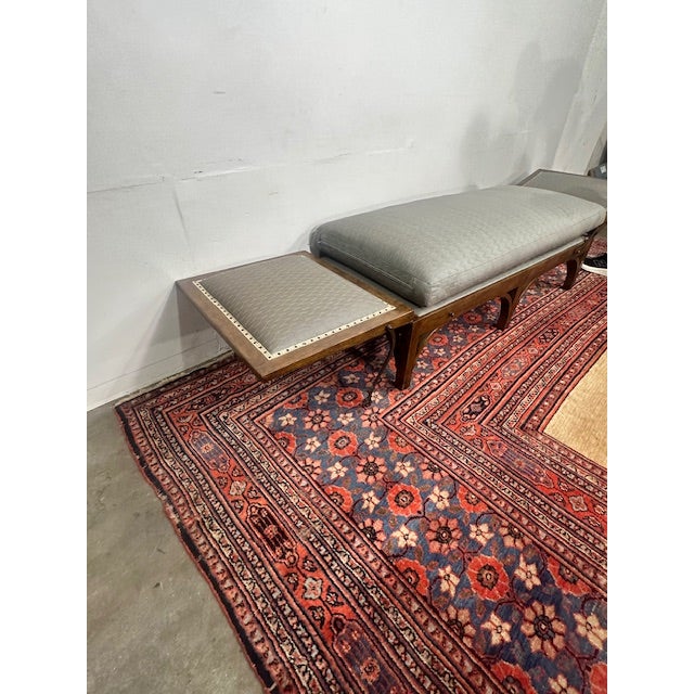 1960s Mahogany Custom-Upholstered Holly Hunt Daybed For Sale In New York - Image 6 of 8