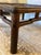 Antique Chinese Elmwood (Yumu) Kang Table – Hand-Cut Mortise & Tenon Joinery With Shou Medallion Fretwork, Qing Dynasty For Sale - Image 6 of 13