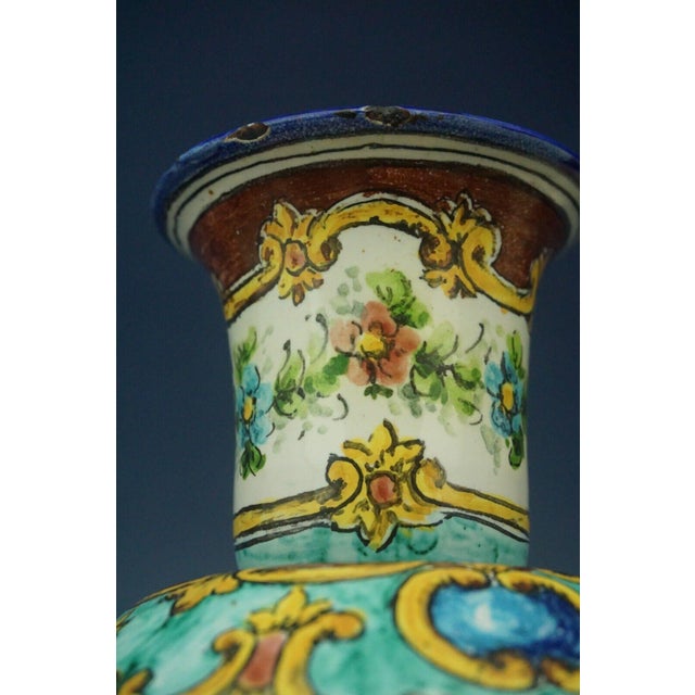 Ceramic 20th Century Neo-Renaissance Ceramic Vase from Valentina Emiliani, Italy, 1890s For Sale - Image 7 of 17