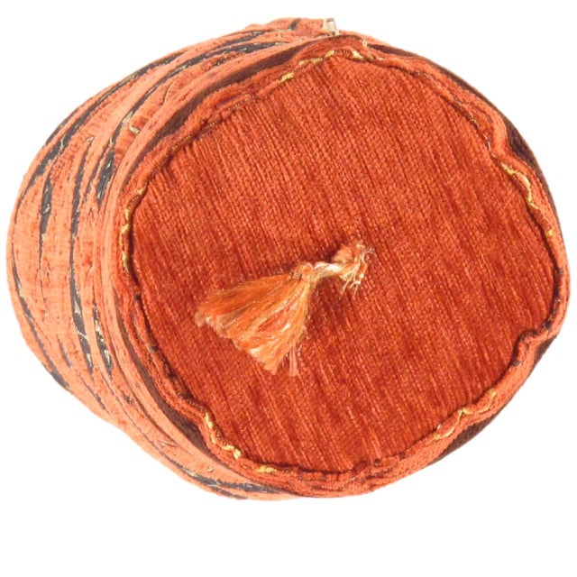 Traditional Pasargad DC Rust Design Pillow For Sale - Image 3 of 3