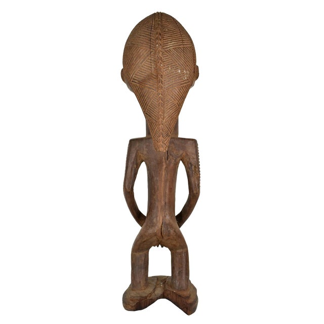 Early 20th Century Tabwa Standing Scarified Male Figure For Sale - Image 4 of 5