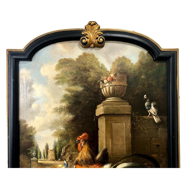 On offer is an unsigned decorator piece of immense scale and substantial decorative value from the 1800s. This artwork is...