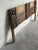Attributed Lane Brutalist King Headboard Wood Bed Frame With Integrated Lights 1960s For Sale - Image 9 of 10