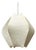 Mid-Century Modern German Cocoon Pendant Lamp by Friedel Wauer for Goldkant Leuchten, 1960s For Sale
