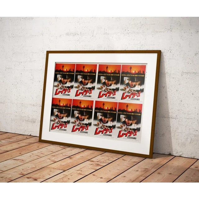A rare two-sided uncut printer's proof for the japanese release of 'raiders of the lost ark.' when cut, this sheet would...