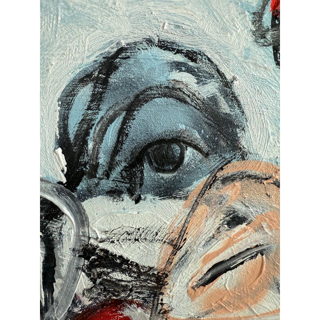 Paint Scott Harper Mixed Media Painting titled “Pyro #2” 32 x 32 2024 For Sale - Image 7 of 10