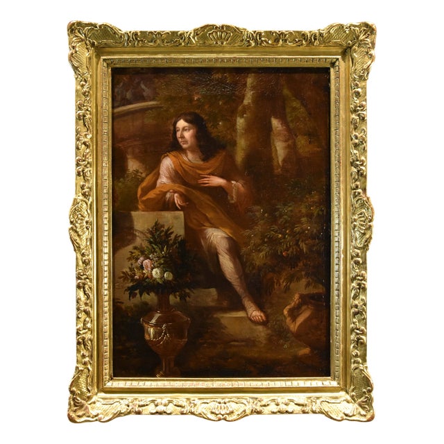 Circle of Godfrey Kneller, Portrait of a Gentleman, 1600s, Oil on Canvas, Framed For Sale