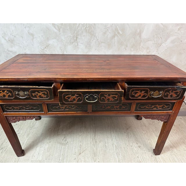Antique Chinese Console Table, 1890 For Sale - Image 12 of 15