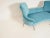 1950s Vintage Blue Sofa by Gigi Radice, 1950 For Sale - Image 5 of 6